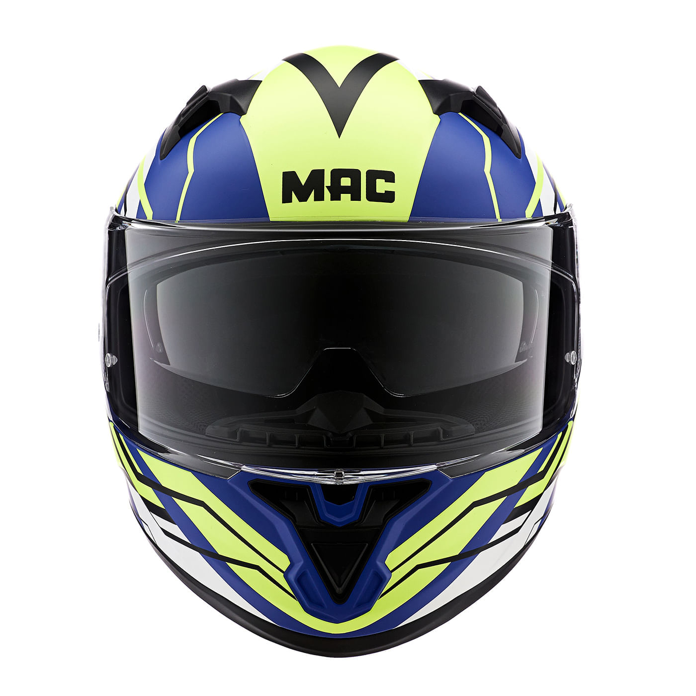 Casco MAC 825 Speed 2.0 Cran Amarillo / Negro / Mate