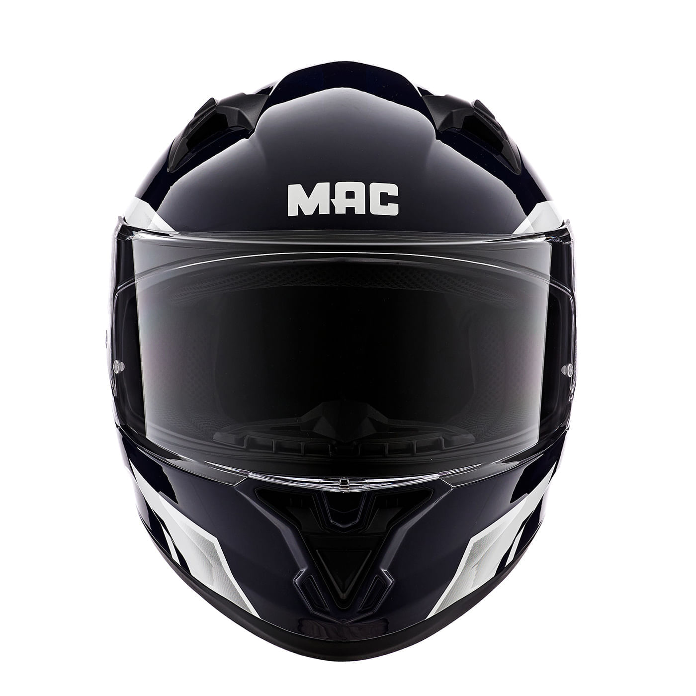 Casco MAC 825 Speed Joy Azul / Blanco / Brillo