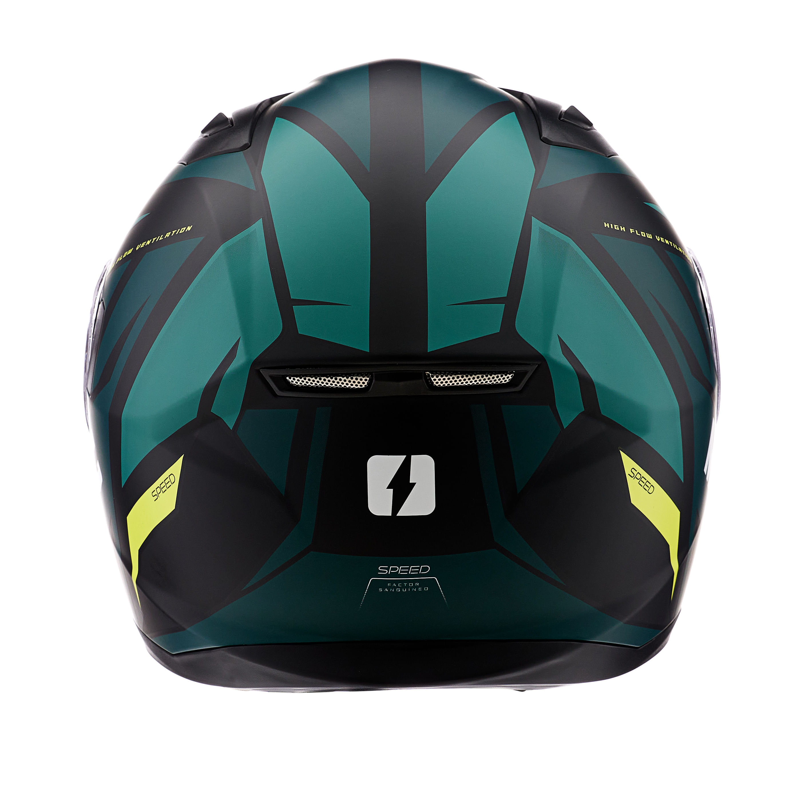 Casco MAC 825 Speed Joy Negro / Verde / Mate