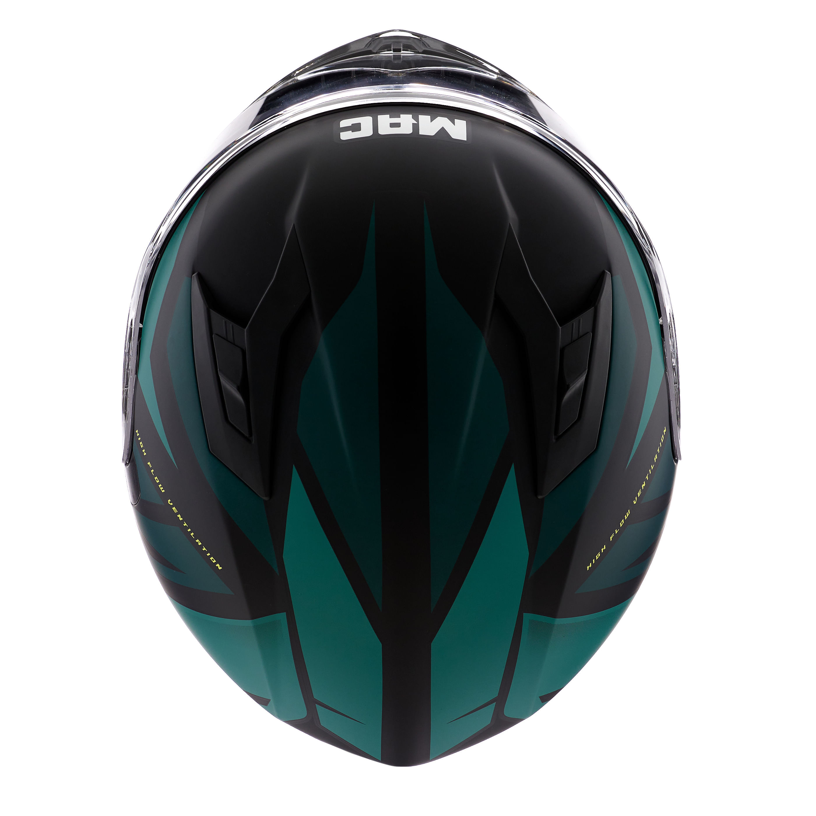 Casco MAC 825 Speed Joy Negro / Verde / Mate