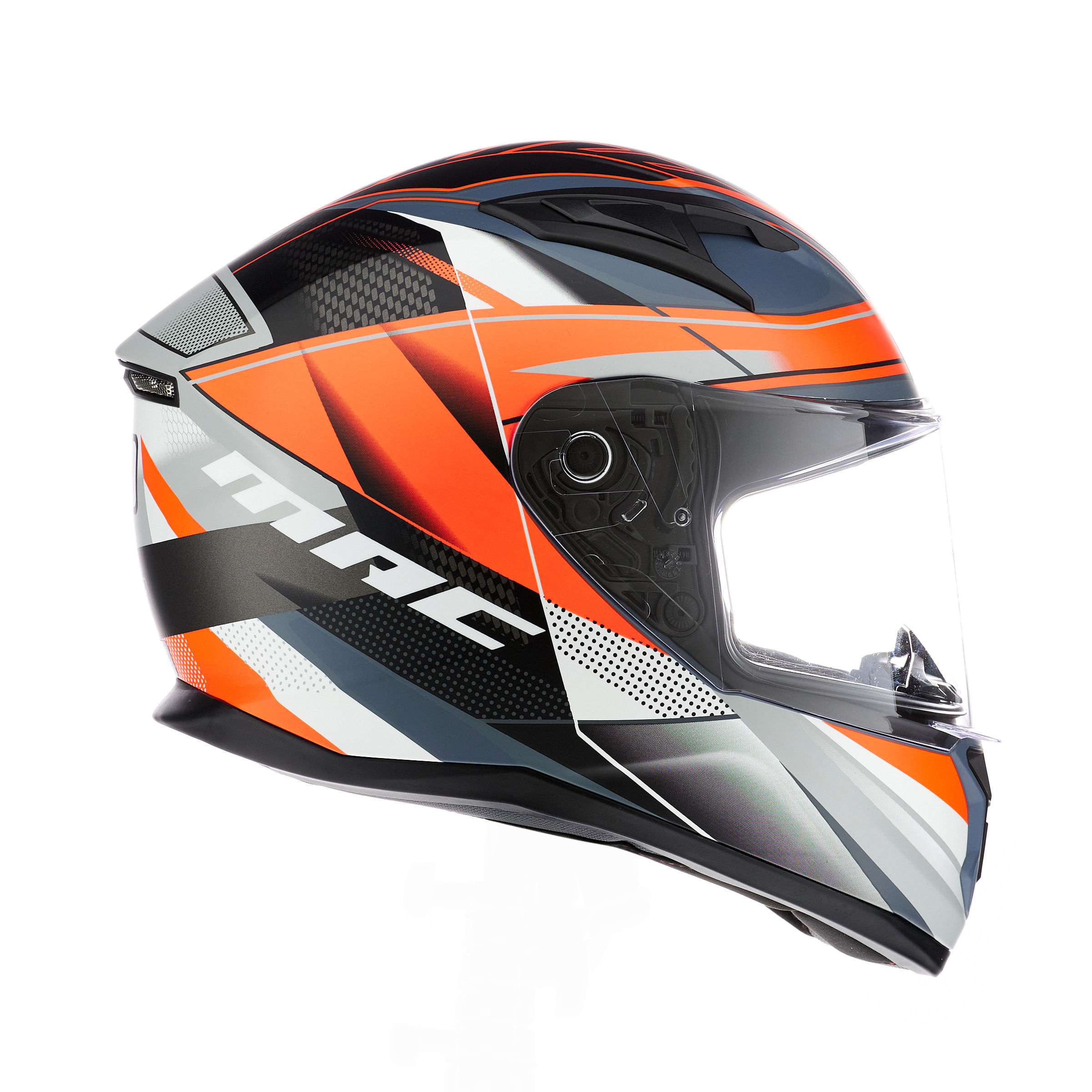 Casco MAC 825 Speed Razor Gris / Naranja / Mate