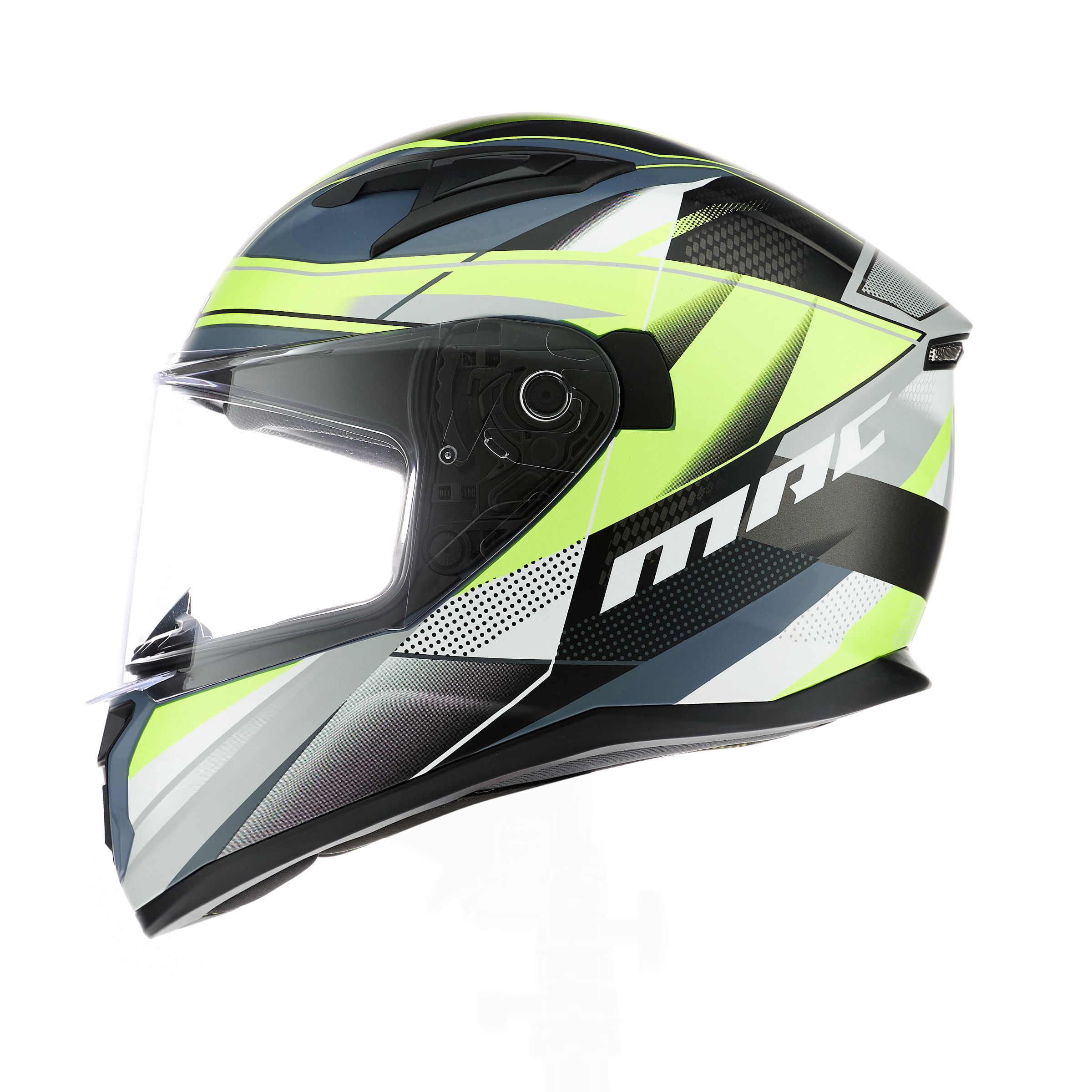 Casco MAC 825 Speed Razor Amarillo / Mate