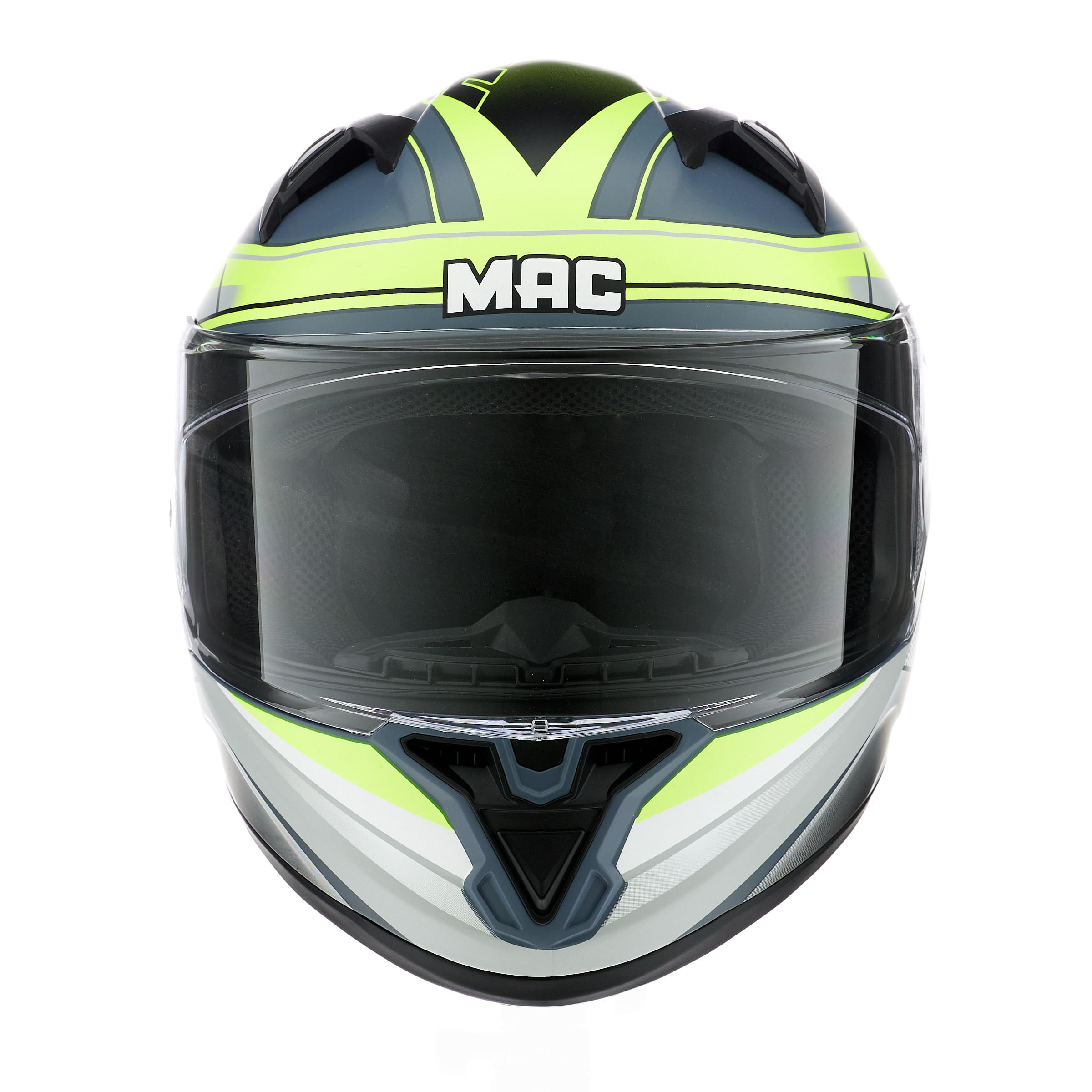 Casco MAC 825 Speed Razor Amarillo / Mate