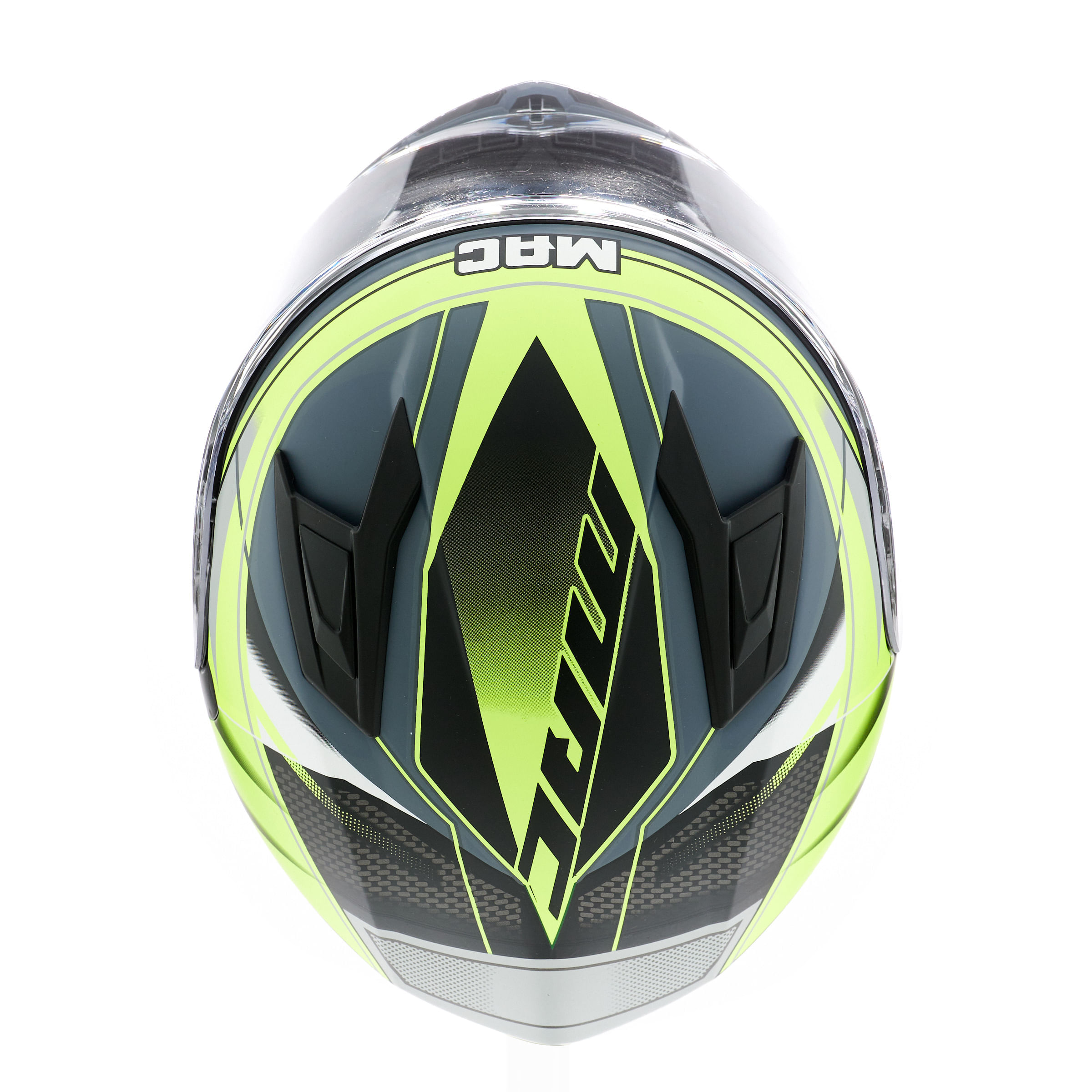 Casco MAC 825 Speed Razor Amarillo / Mate