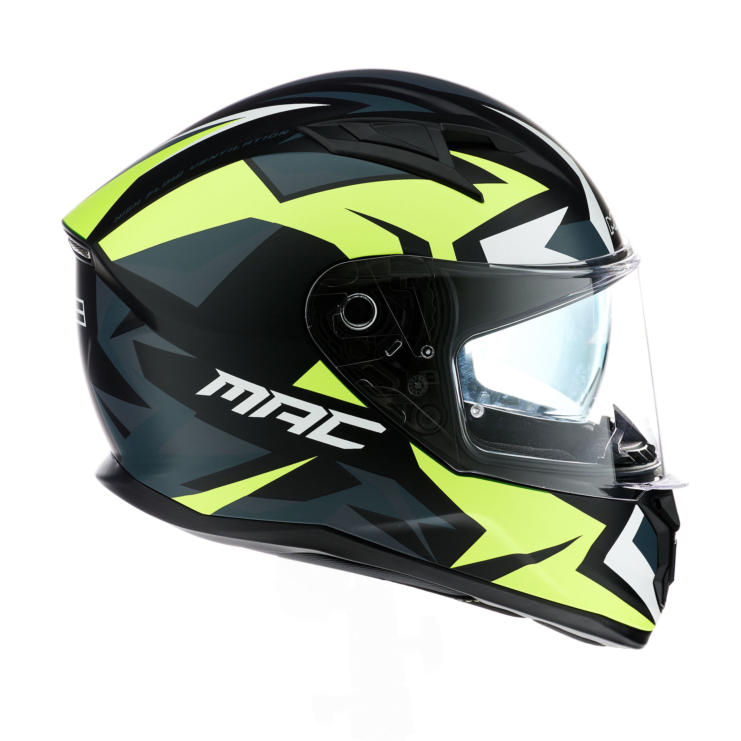 Casco MAC 825 Speed 2.0 Tame Amarillo / Negro / Mate