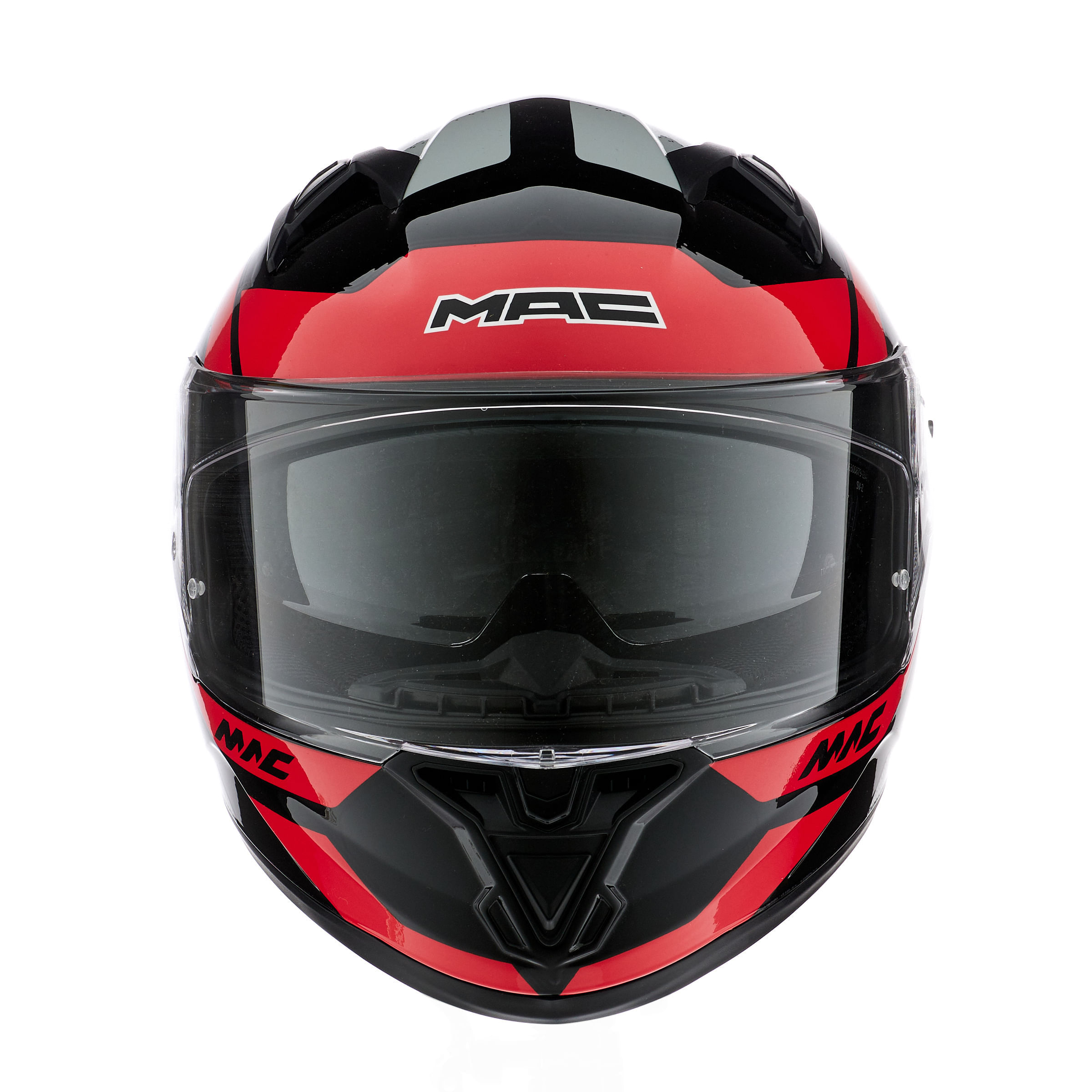 Casco MAC 825 Speed 2.0 Neo Negro / Rojo / Mate