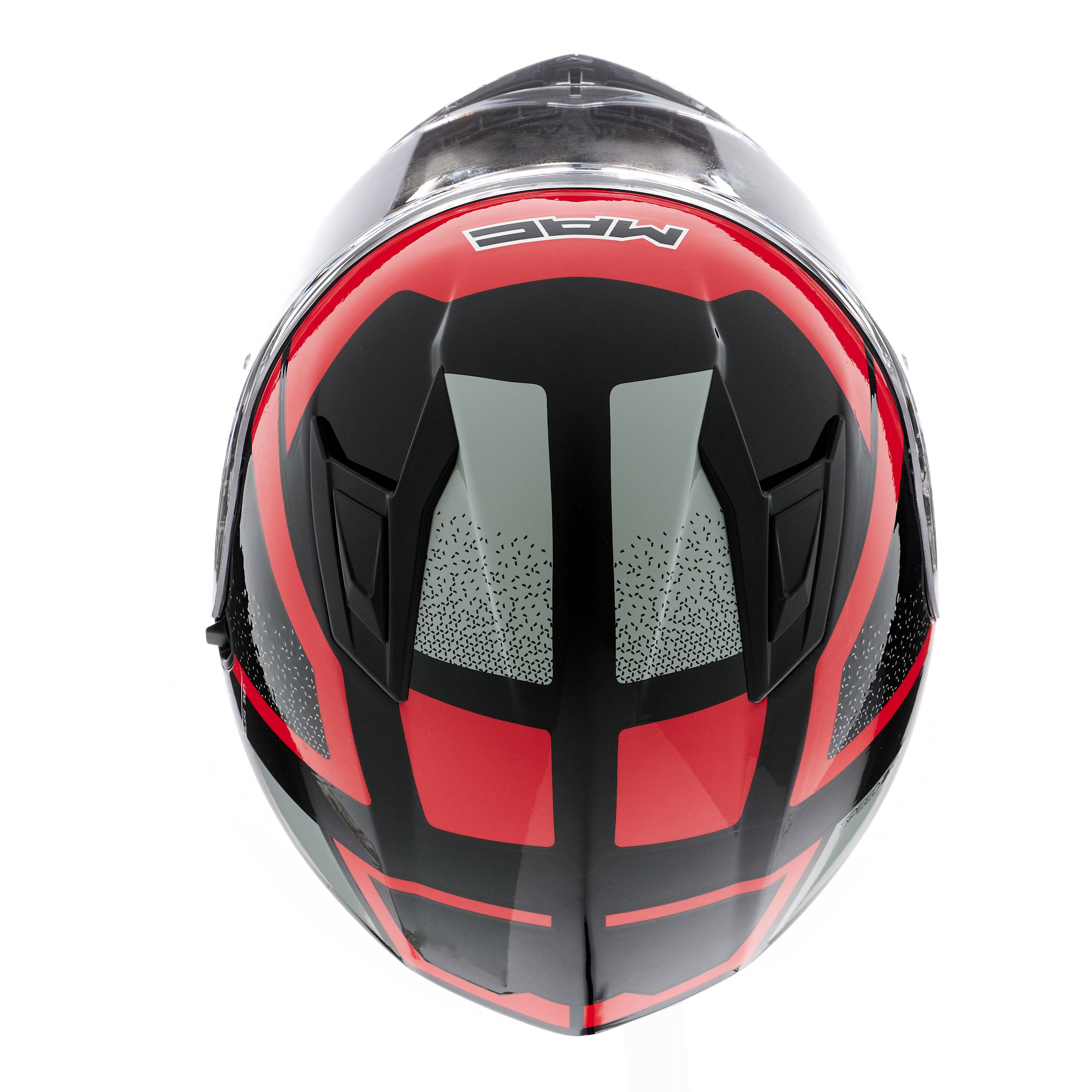 Casco MAC 825 Speed 2.0 Neo Negro / Rojo / Mate