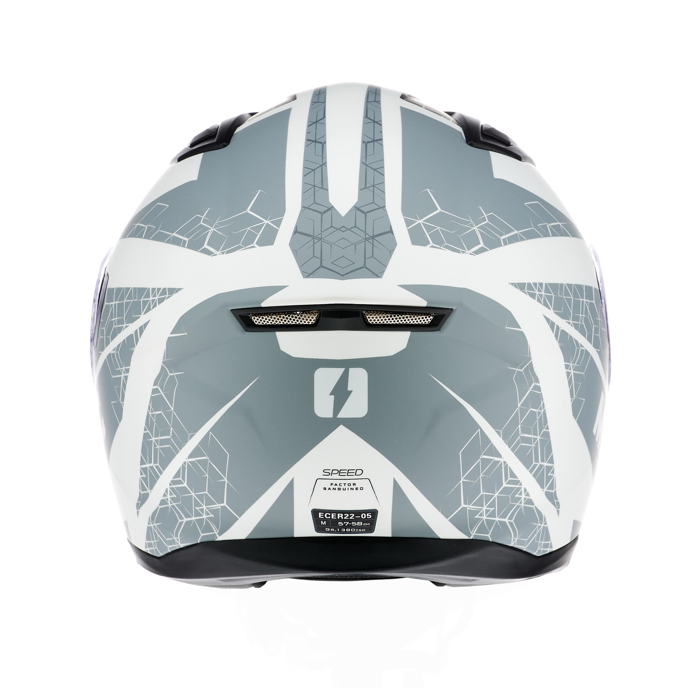 Casco MAC 825 Speed Wasp Blanco / Negro / Mate