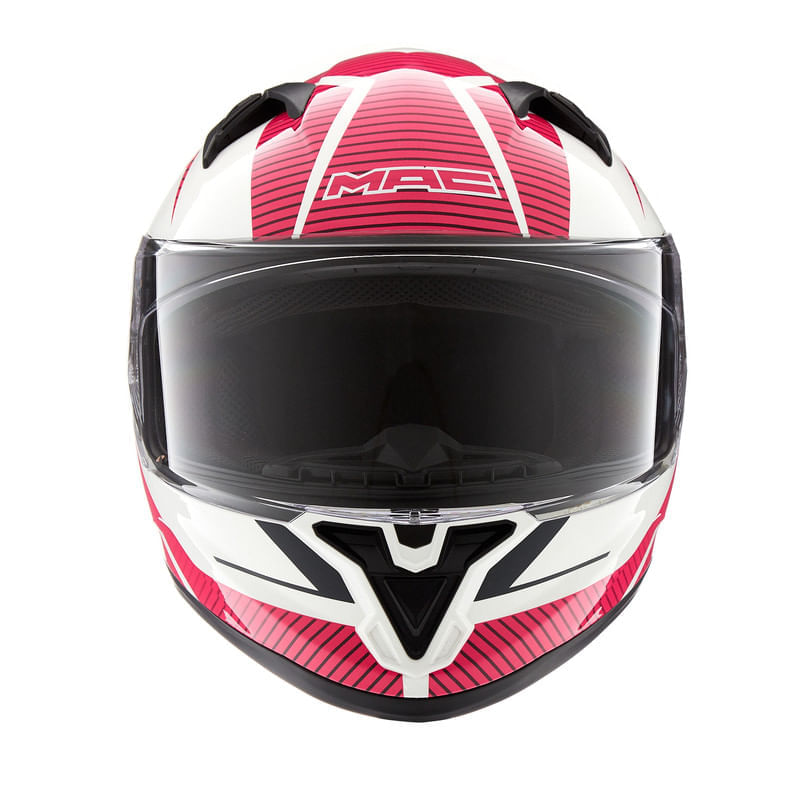 Casco MAC 825 Speed Suzuka Blanco / Gris / Brillo