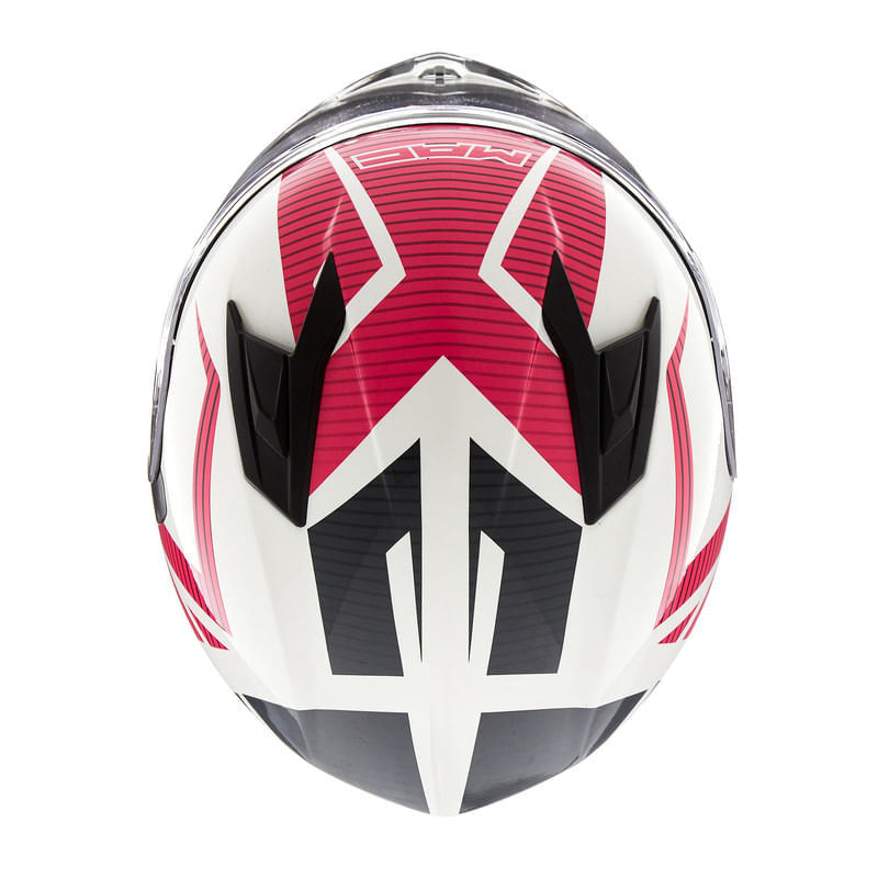 Casco MAC 825 Speed Suzuka Blanco / Gris / Brillo