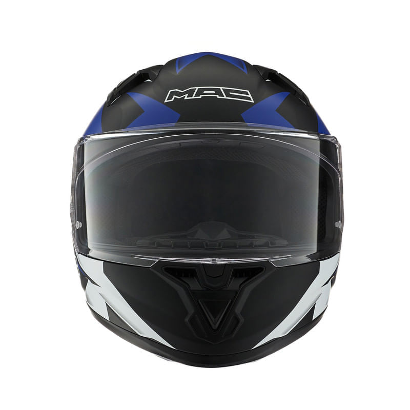 Casco MAC 825 Speed Bond Azul / Negro / Mate