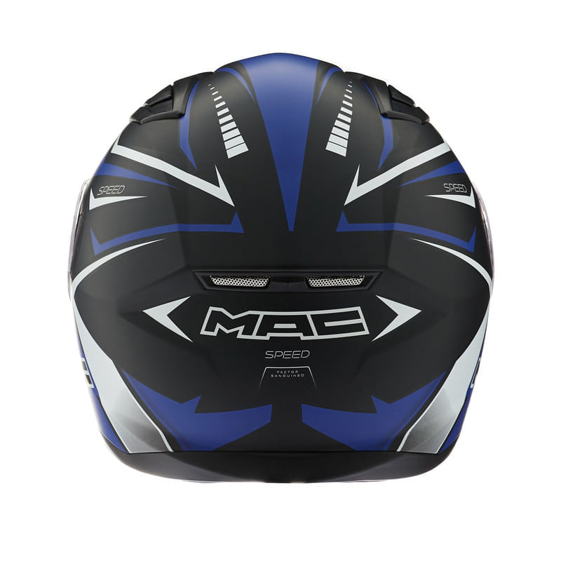 Casco MAC 825 Speed Bond Azul / Negro / Mate