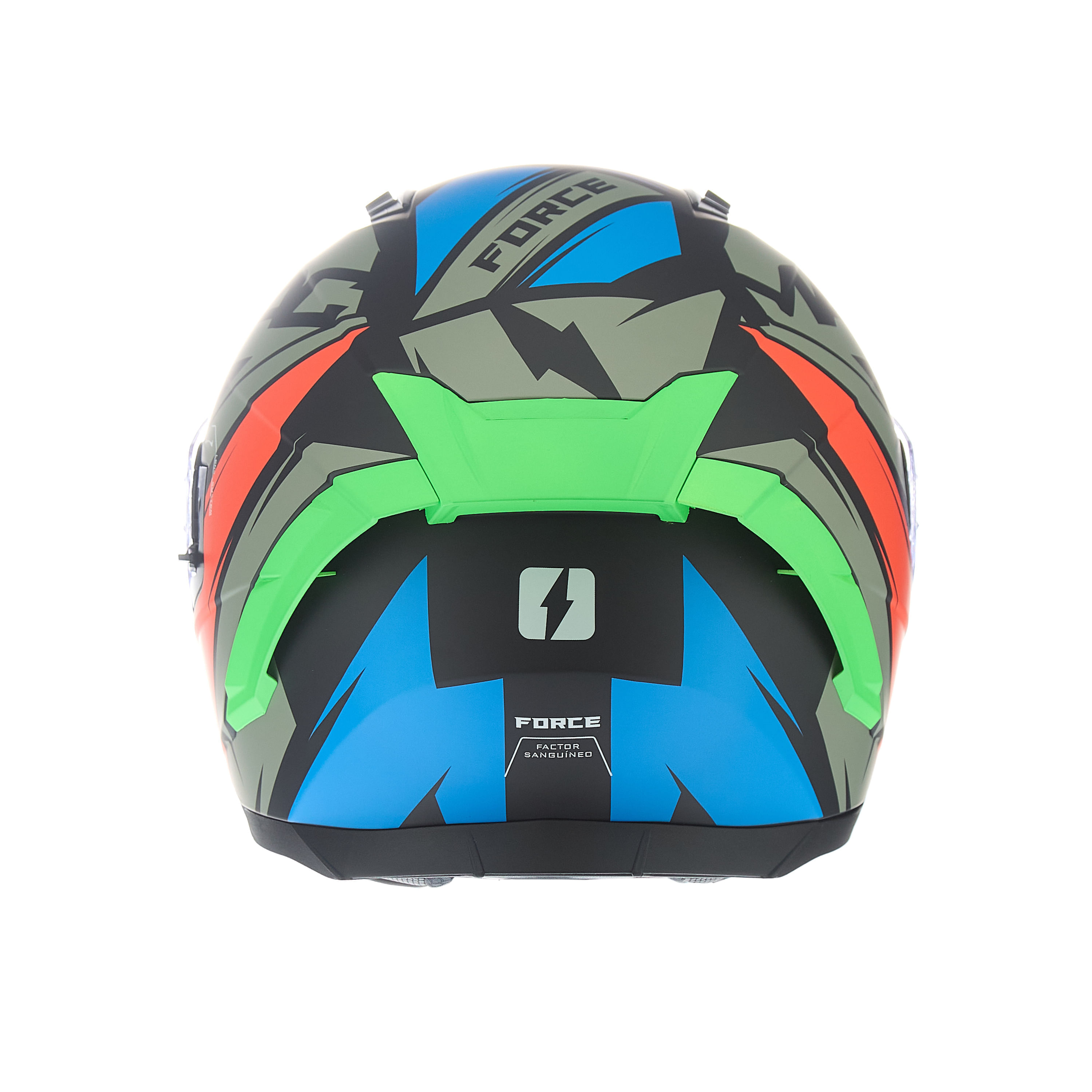 Casco MAC 069 Force Arkang Verde / Gris / Mate