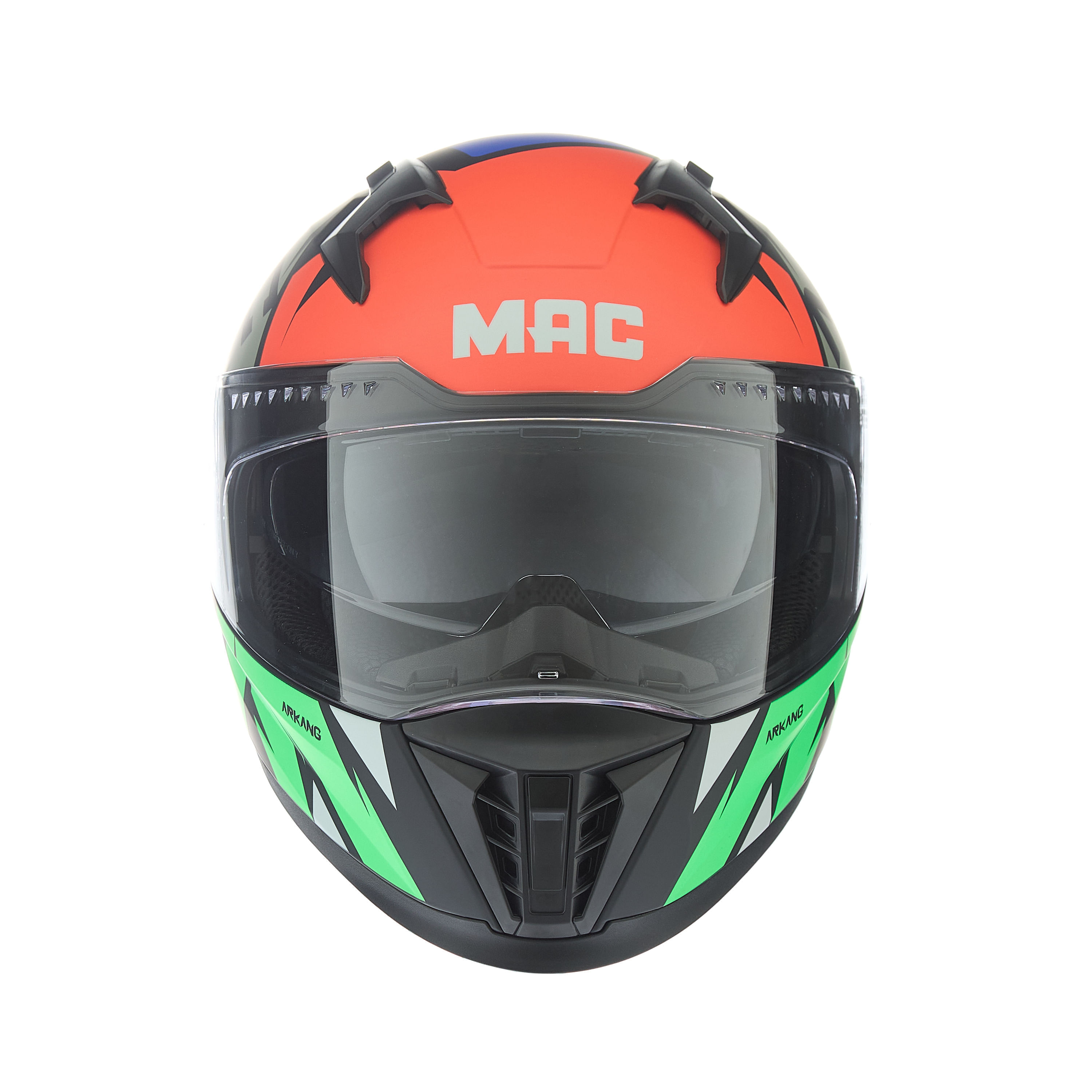 Casco MAC 069 Force Arkang Verde / Gris / Mate