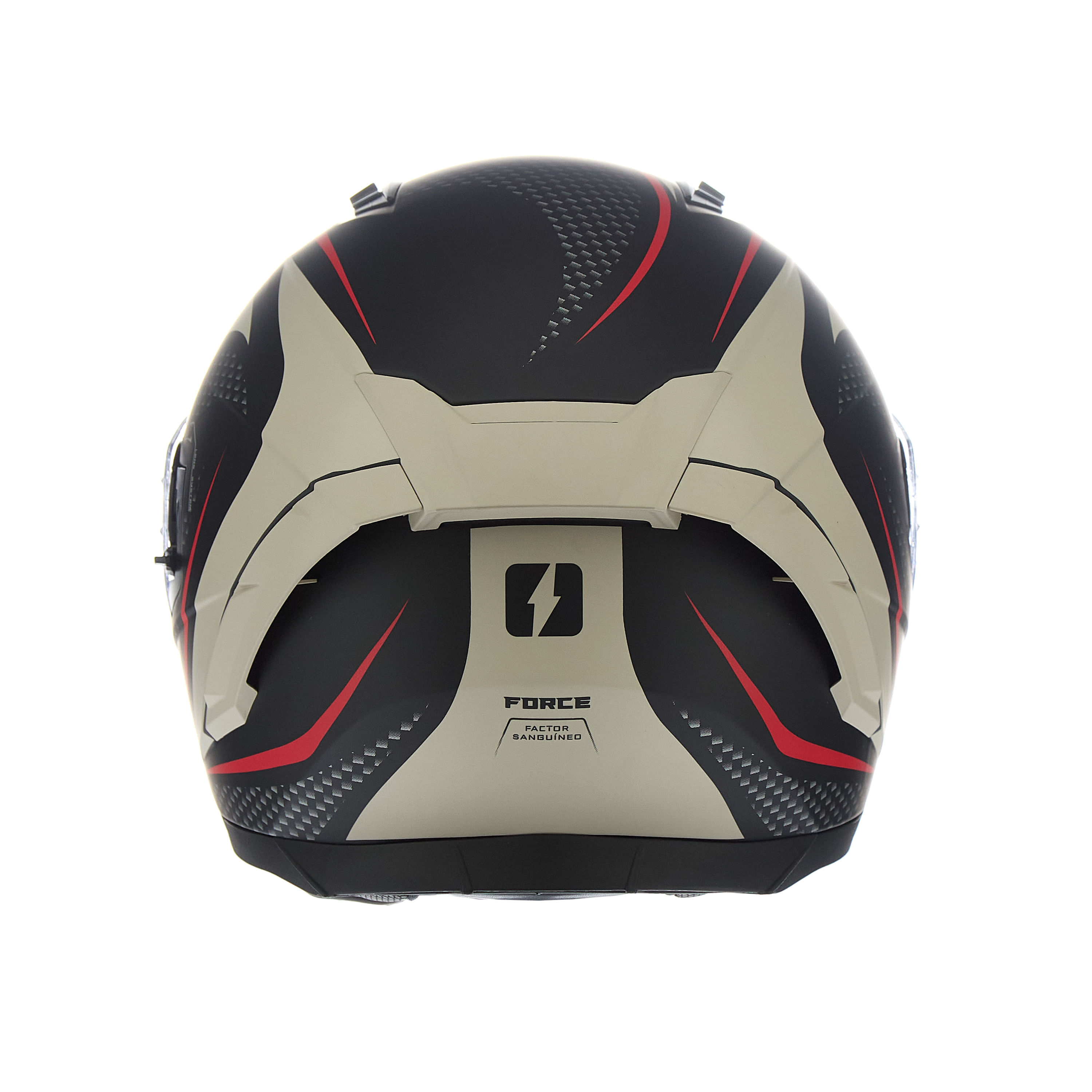 Casco MAC 069 Force Cirkus Negro / Beige / Mate