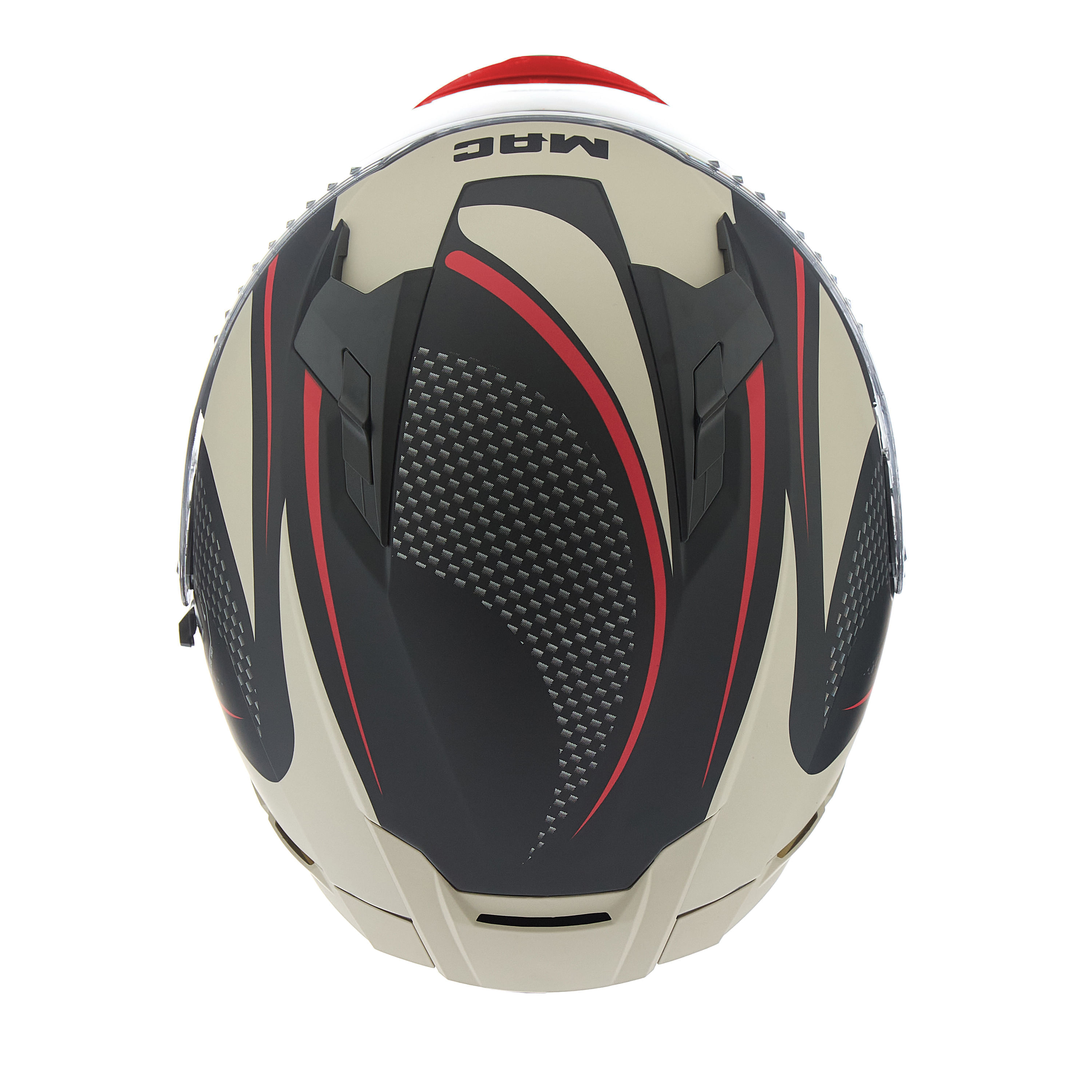 Casco MAC 069 Force Cirkus Negro / Beige / Mate