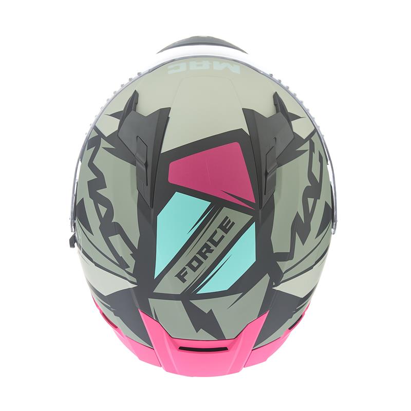 Casco MAC 069 Force Arkang Rosa / Gris /  Mate