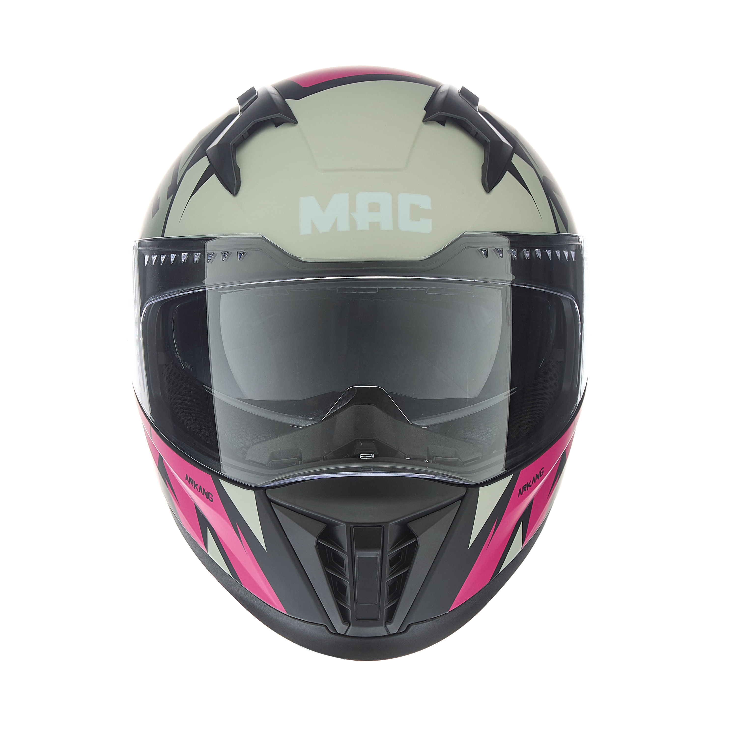 Casco MAC 069 Force Arkang Rosa / Gris /  Mate