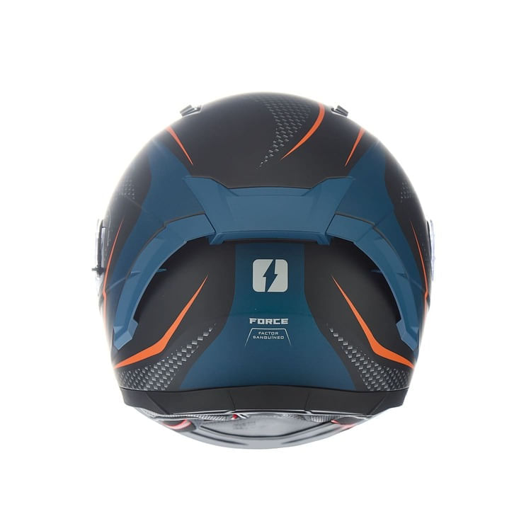 Casco MAC 069 Force Cirkus Azul / Negro / Mate