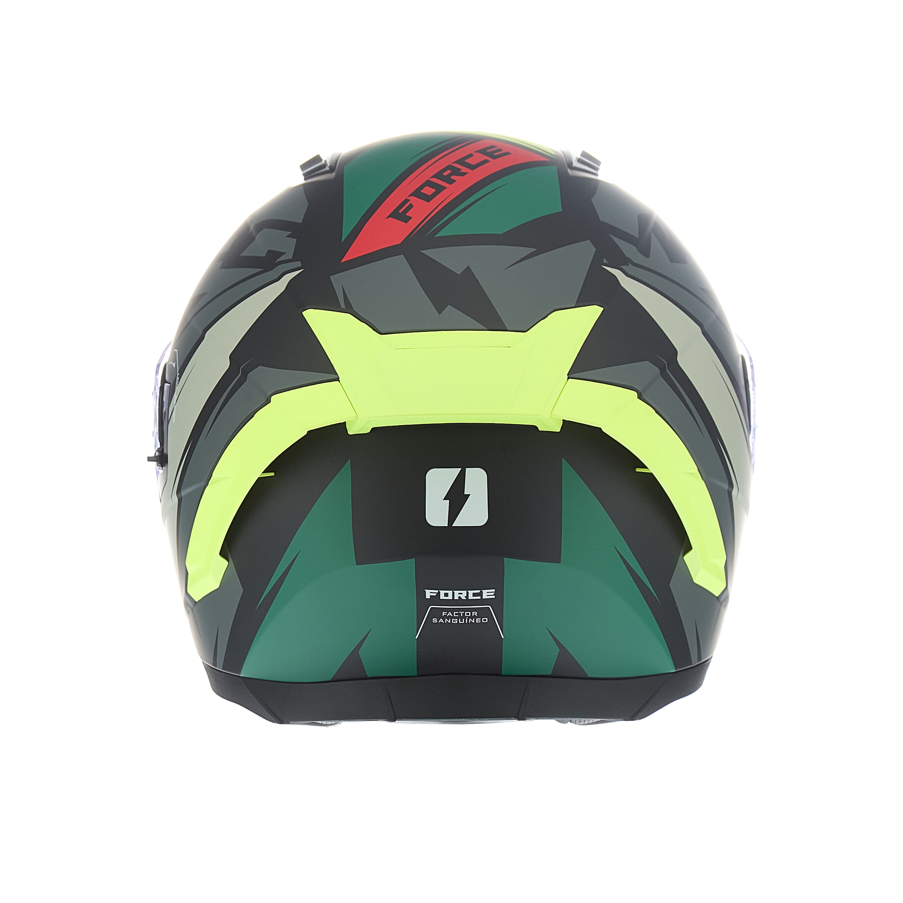 Casco MAC 069 Force Arkang Amarillo / Gris / Mate