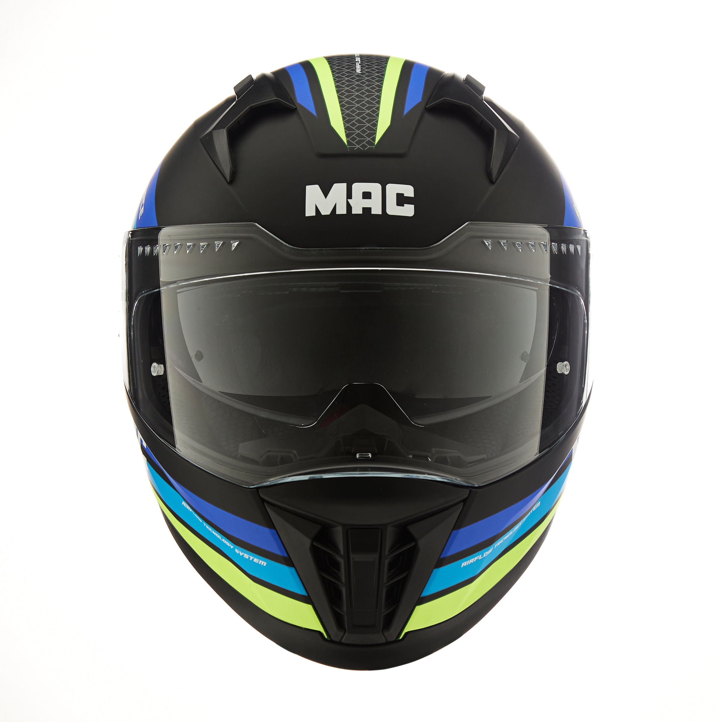 Casco MAC 069 Force Ottis Azul / Negro / Mate