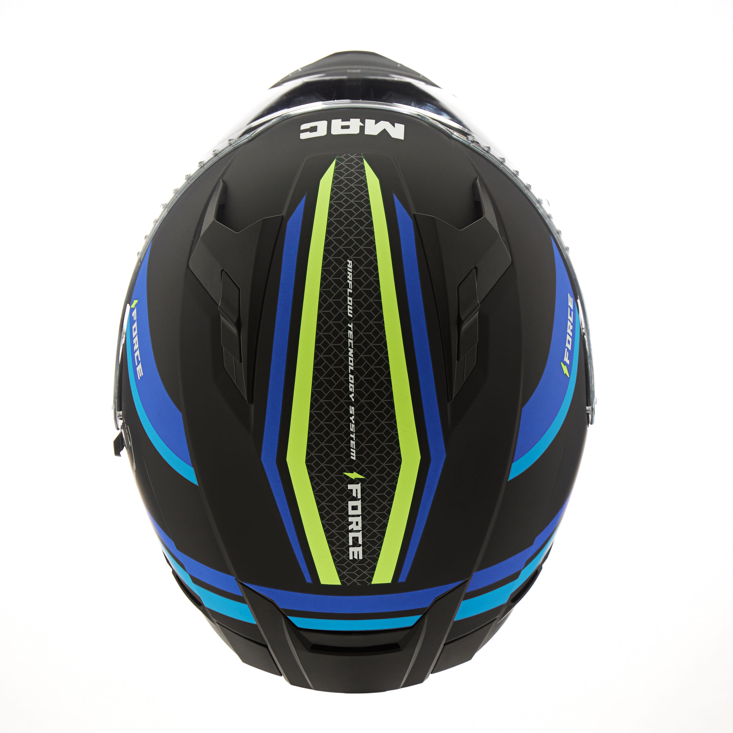 Casco MAC 069 Force Ottis Azul / Negro / Mate