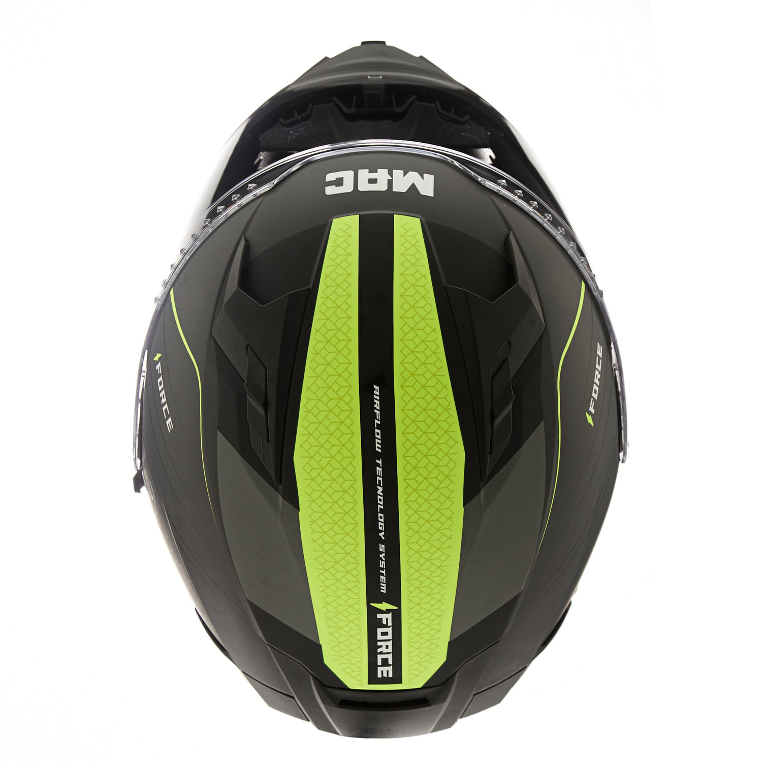 Casco MAC 069 Force Soma Amarillo / Negro / Mate