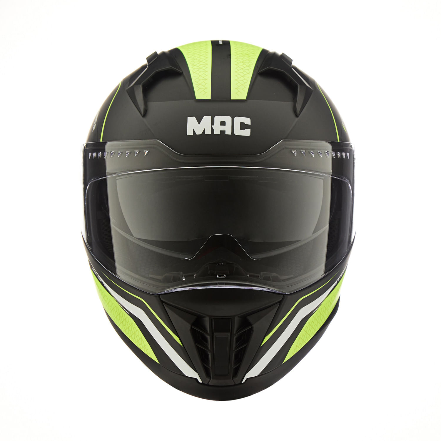 Casco MAC 069 Force Soma Amarillo / Negro / Mate