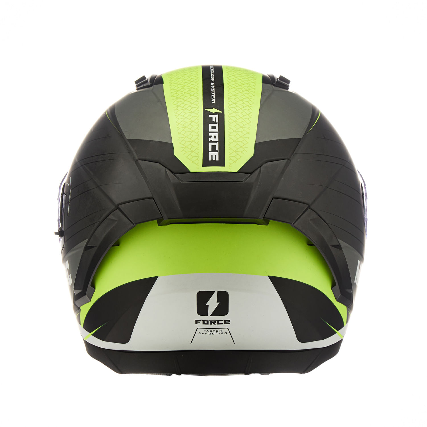 Casco MAC 069 Force Soma Amarillo / Negro / Mate