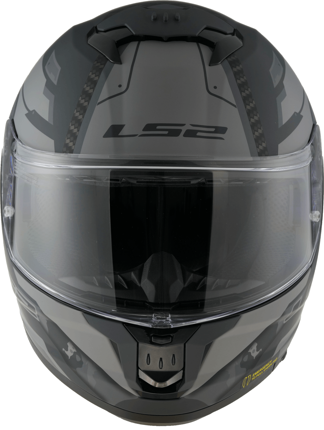 Casco LS2 808 Stream II Shadow Gris / Negro / Mate