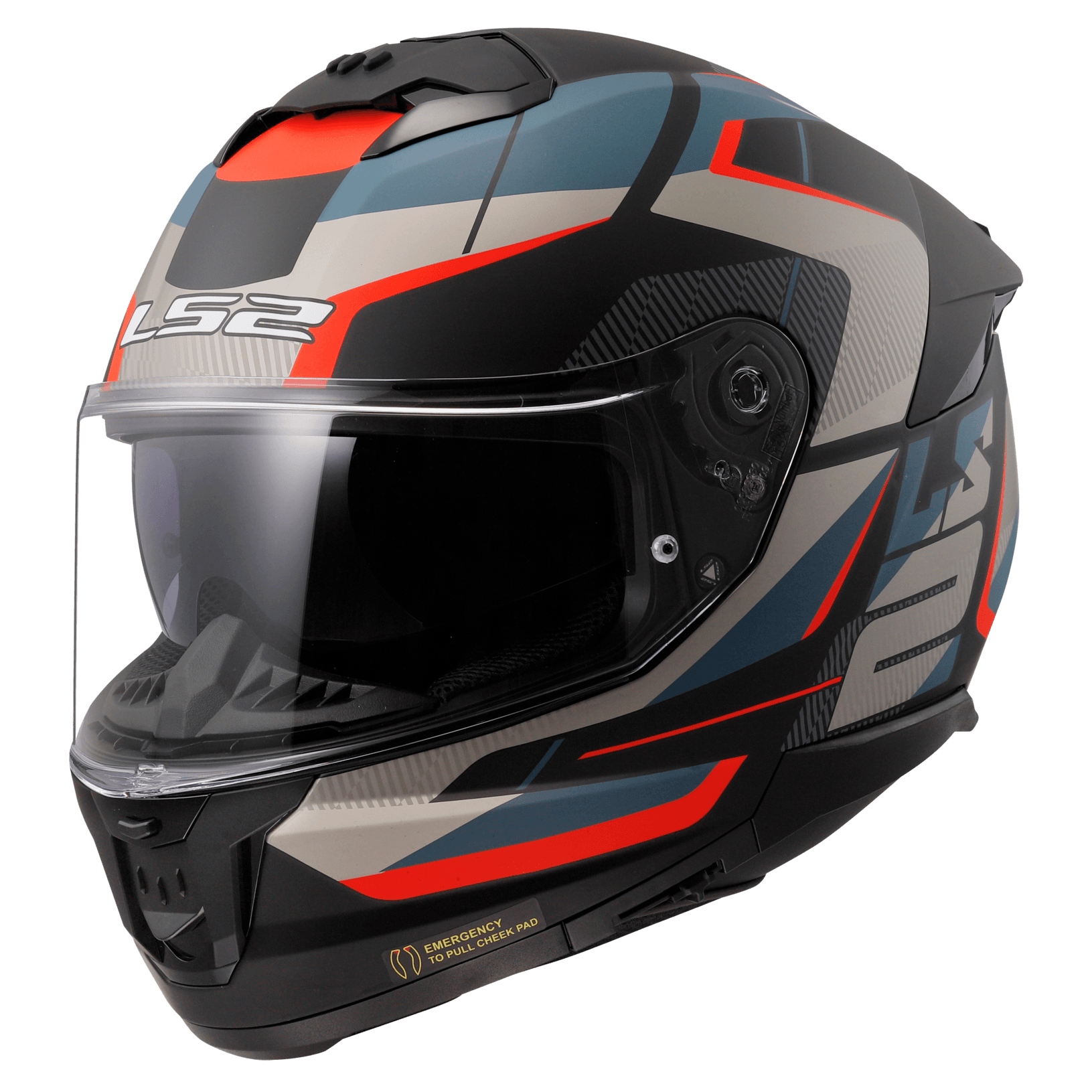 Casco LS2 808 Stream II Road Azul / Negro / Mate