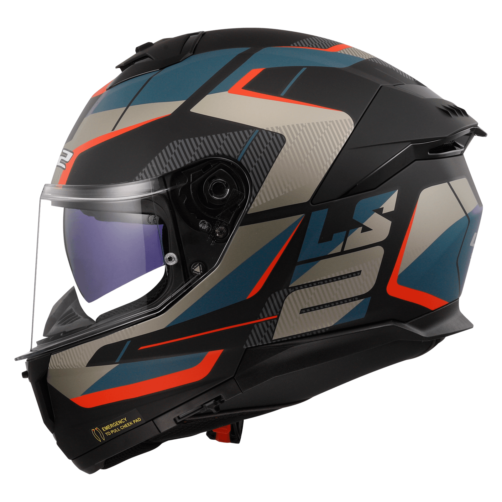 Casco LS2 808 Stream II Road Azul / Negro / Mate
