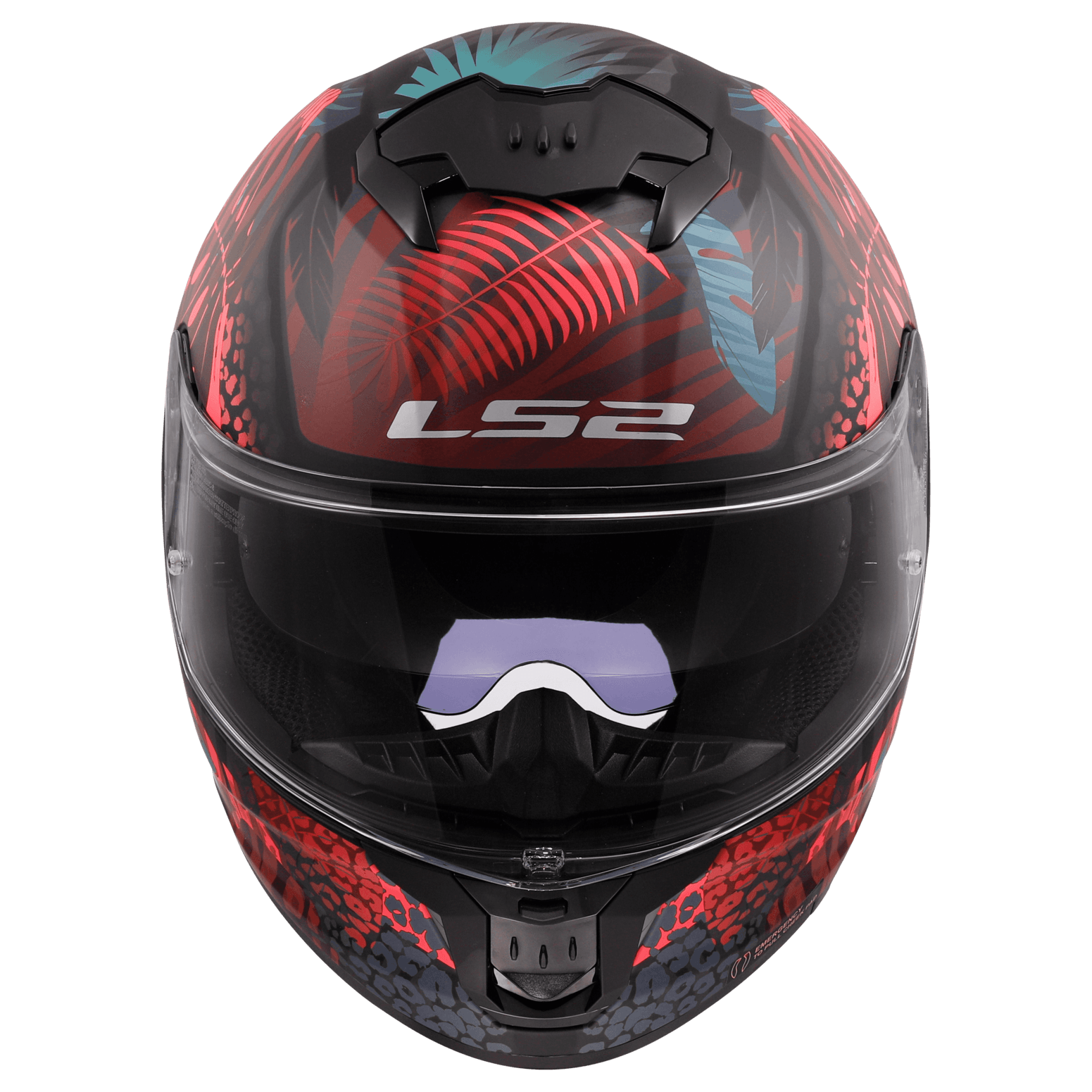 Casco LS2 808 Stream II Jungle Negro / Rosa / Mate