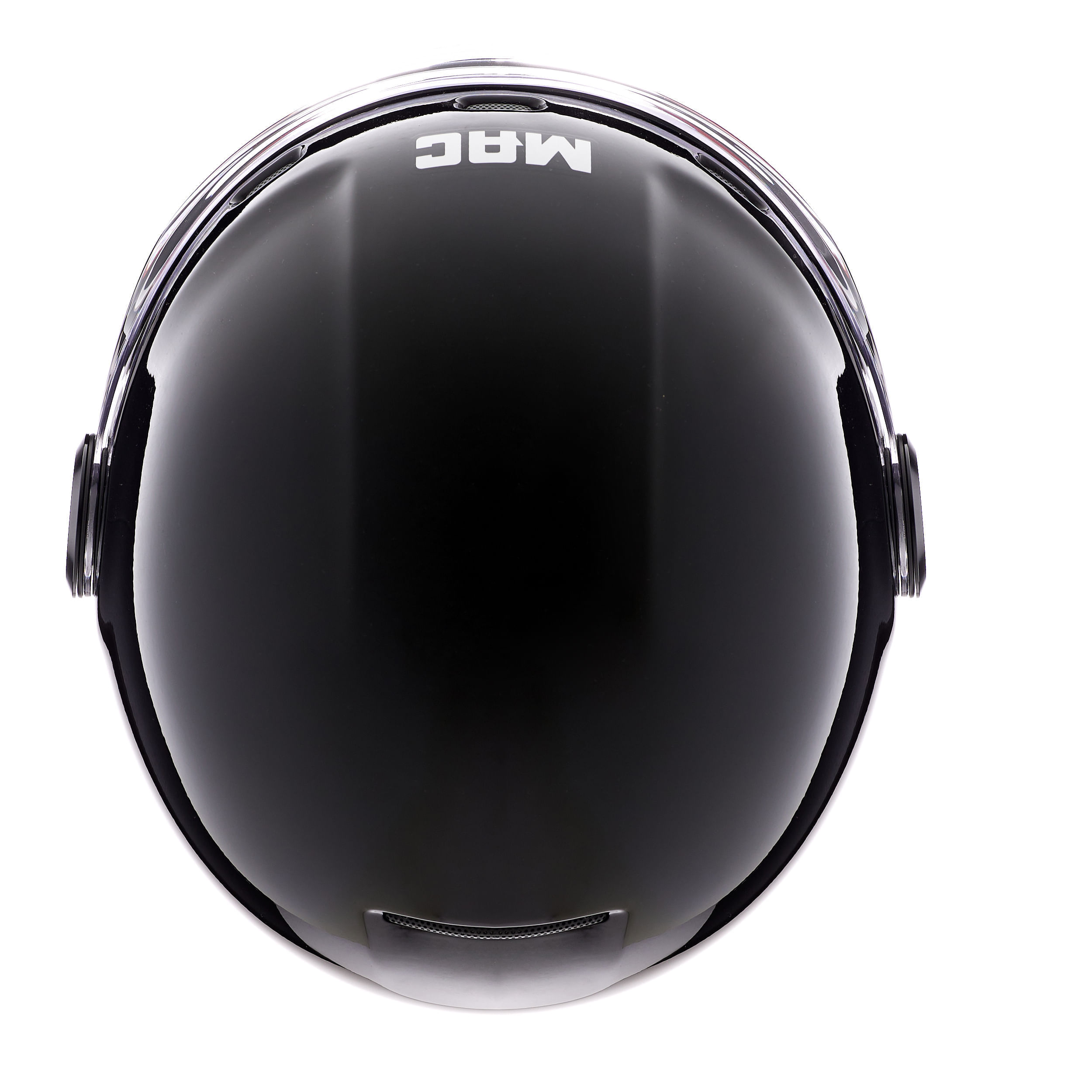 Casco MAC 006 Rooster Solid Negro / Brillo