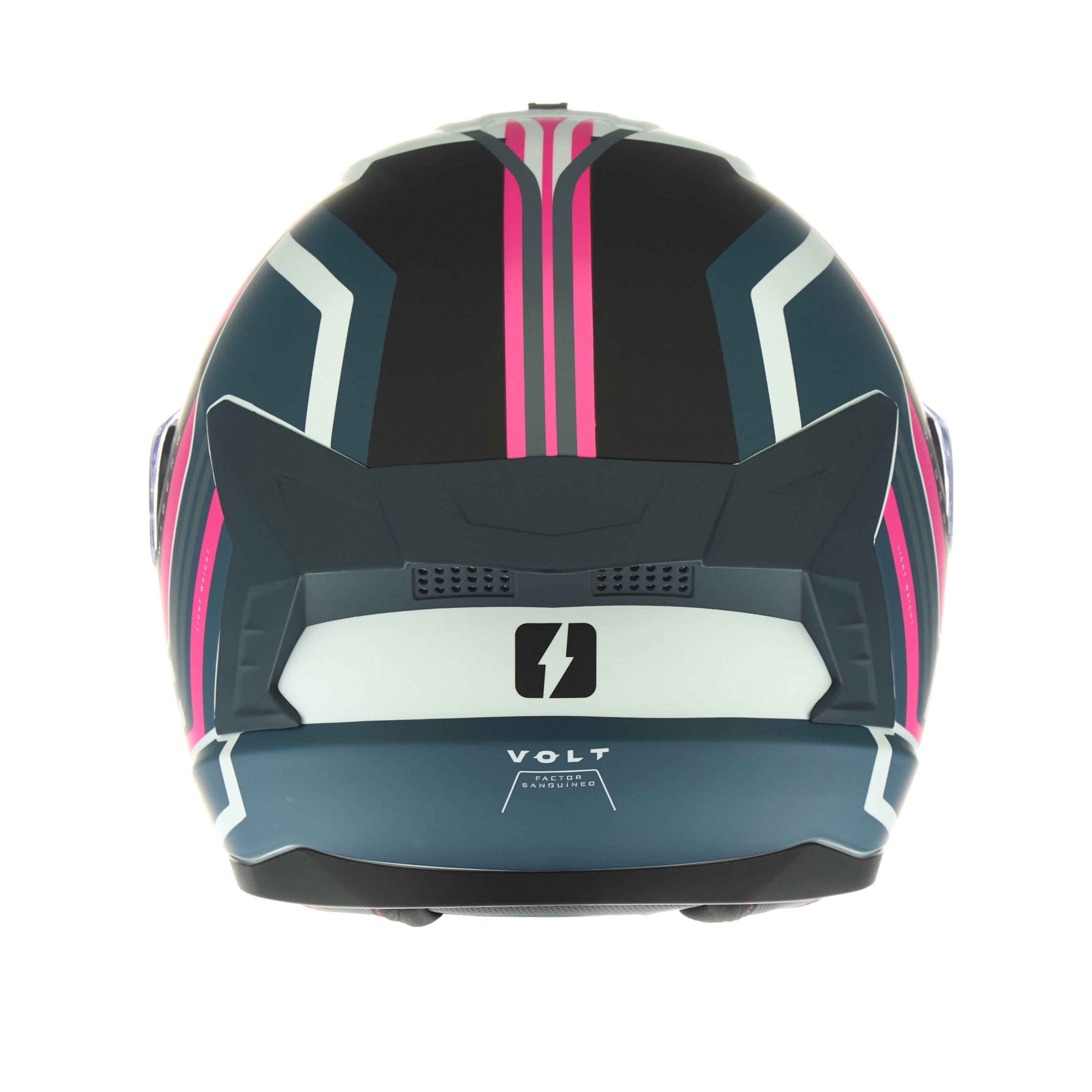 Casco MAC 070 Volt Wiberg Blanco / Rosa / Mate