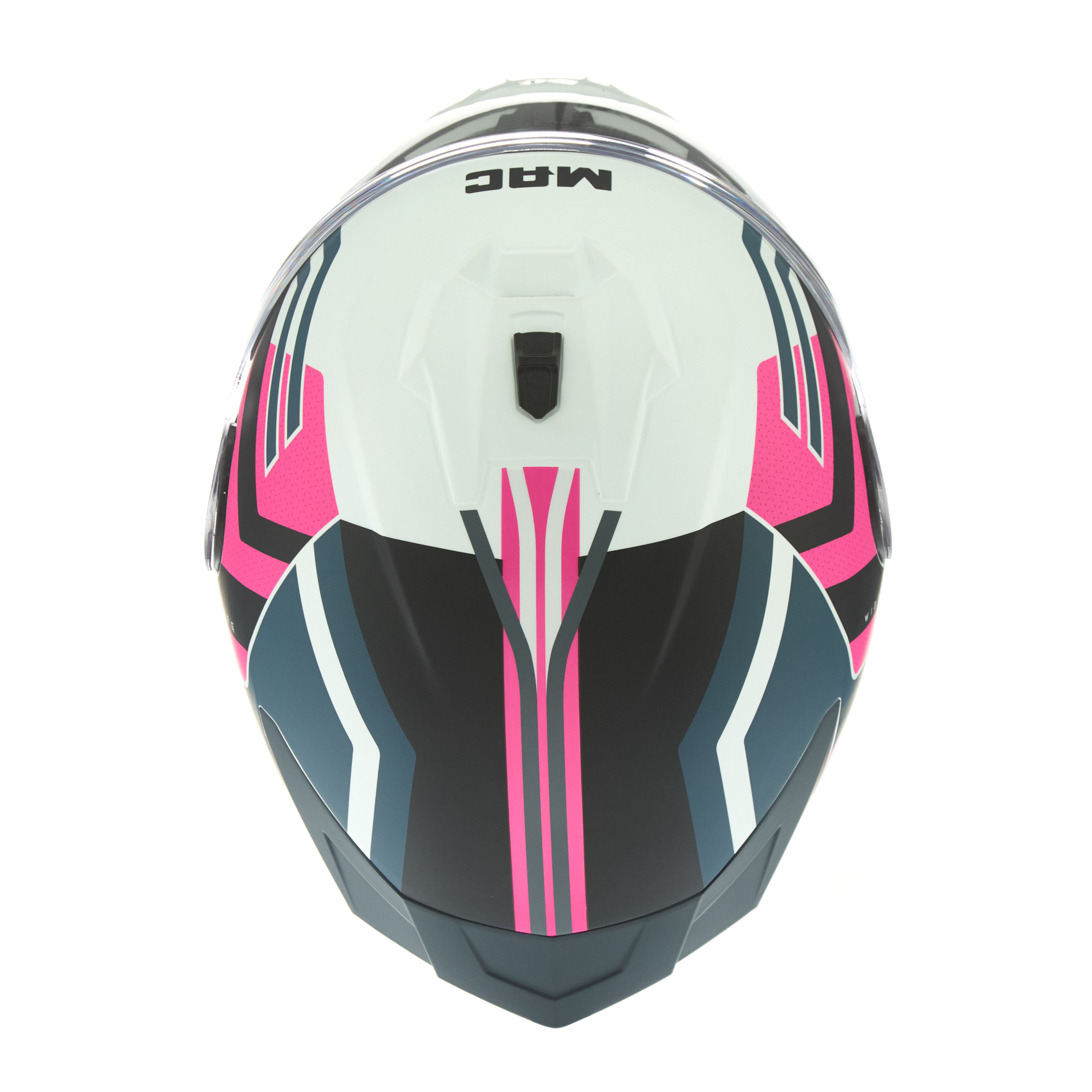 Casco MAC 070 Volt Wiberg Blanco / Rosa / Mate