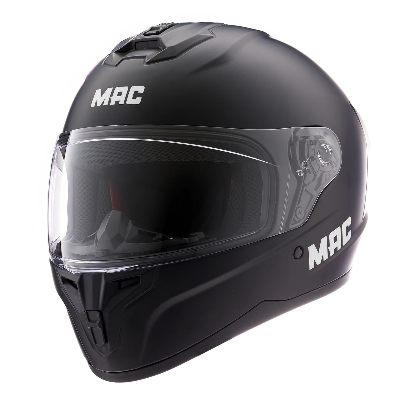 Casco MAC 070 Volt Solid Negro / Mate