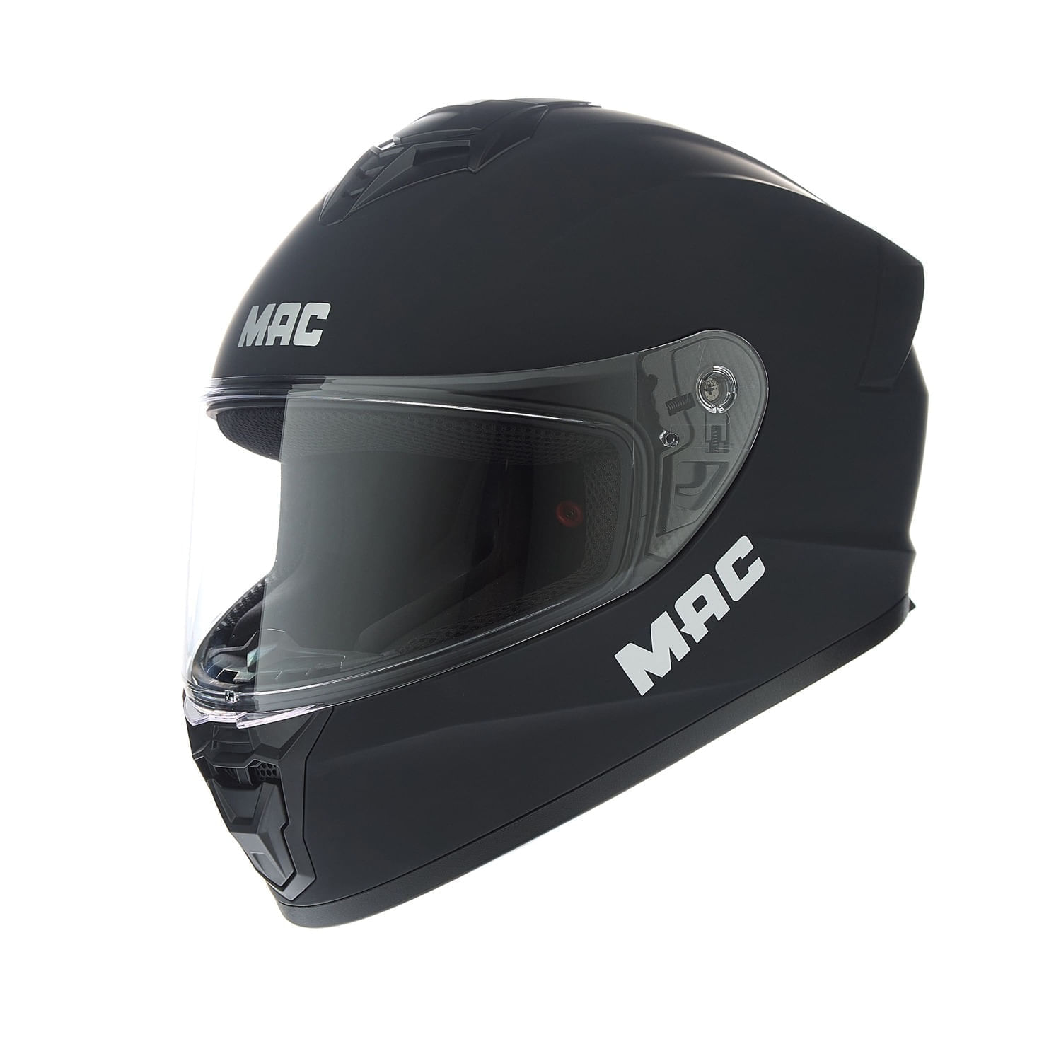 Casco MAC 801 Starter Solid Negro / Gris / Mate