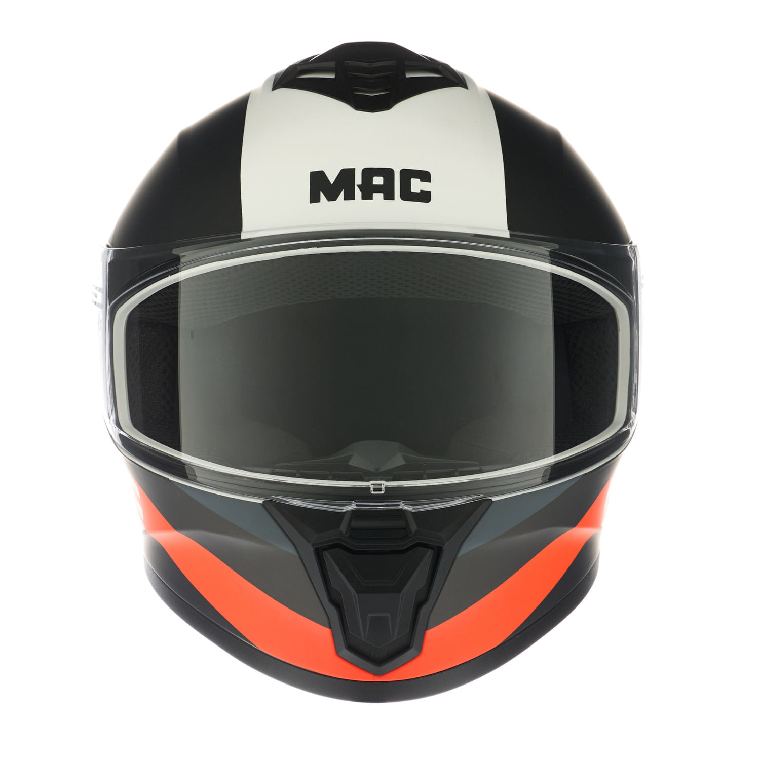 Casco MAC 801 Starter Winexzor Negro / Blanco / Mate