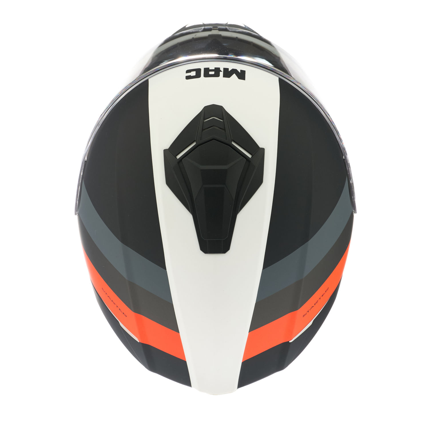Casco MAC 801 Starter Winexzor Negro / Blanco / Mate