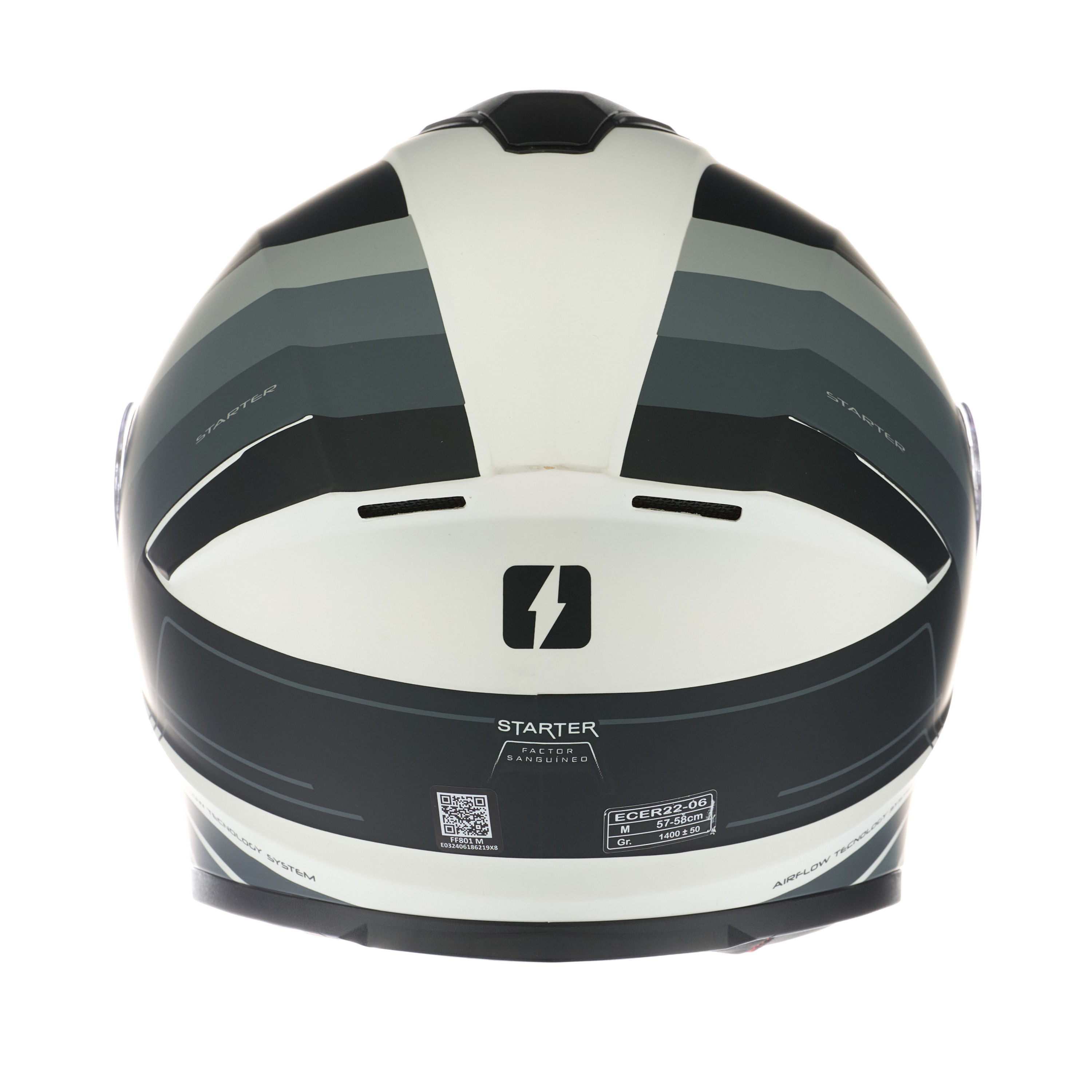 Casco MAC 801 Starter Winexzor Negro / Gris / Mate