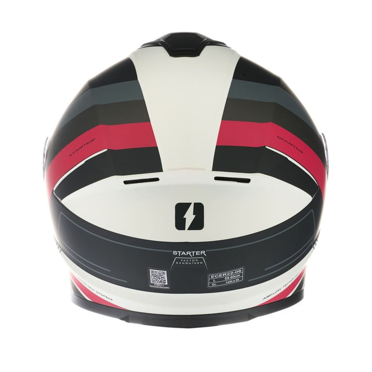 Casco MAC 801 Starter Winexzor Blanco / Rosa / Mate