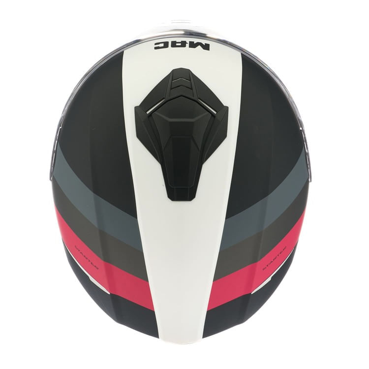 Casco MAC 801 Starter Winexzor Blanco / Rosa / Mate