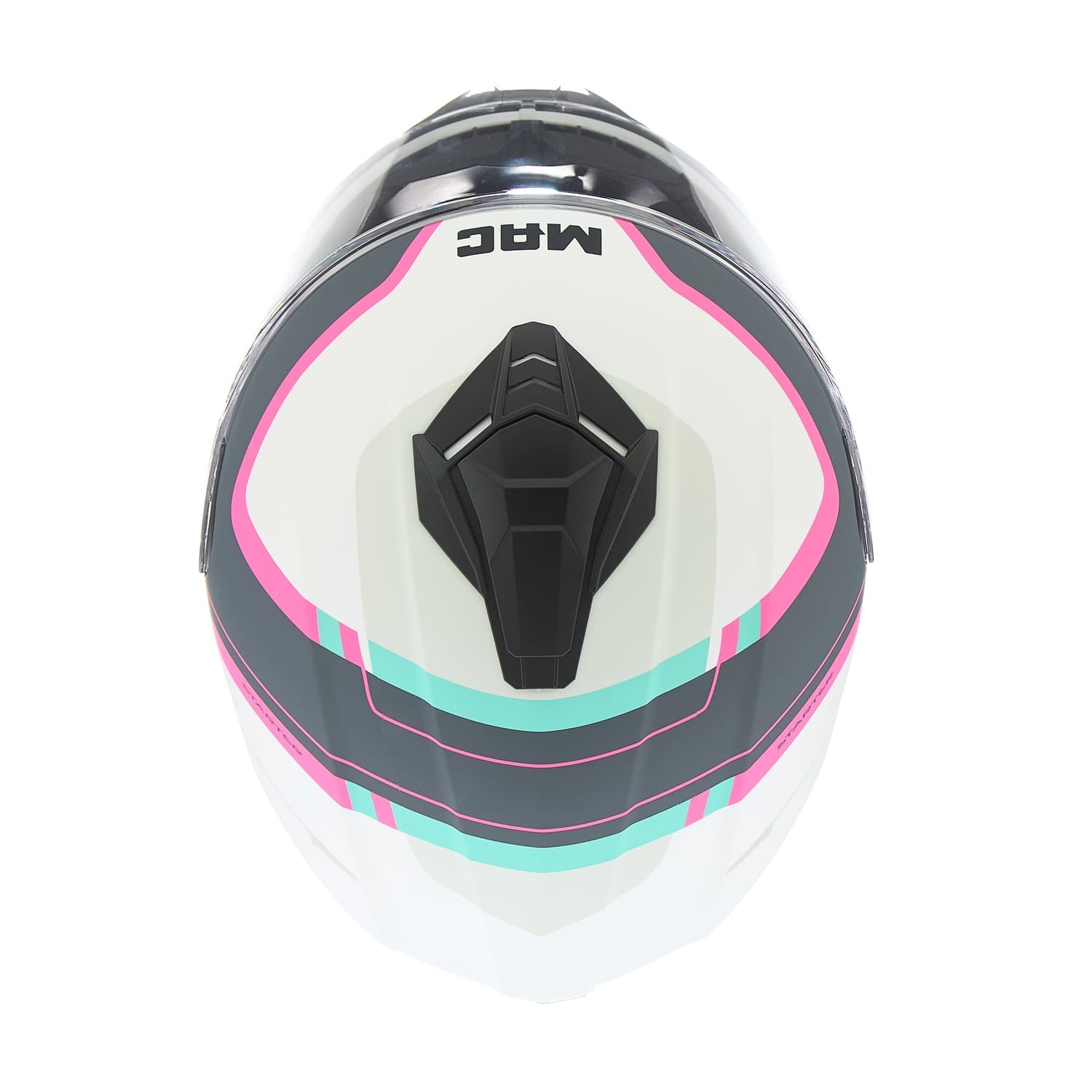 Casco MAC 801 Starter Qurbik Blanco / Rosa / Mate