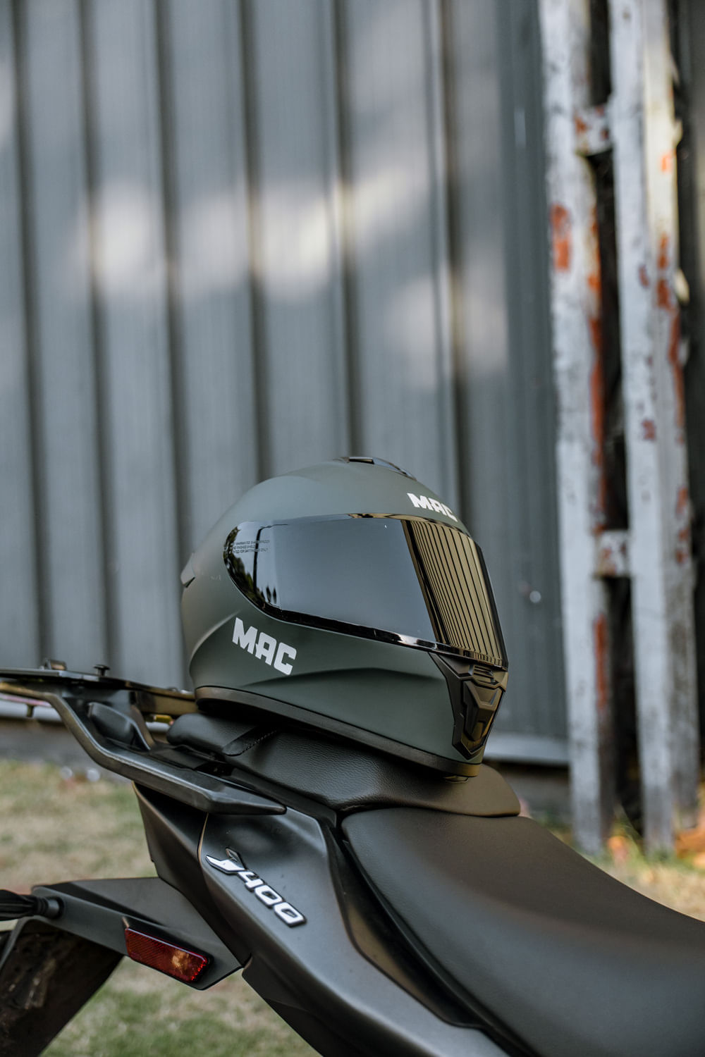 Casco MAC 801 Starter Solid Verde / Mate