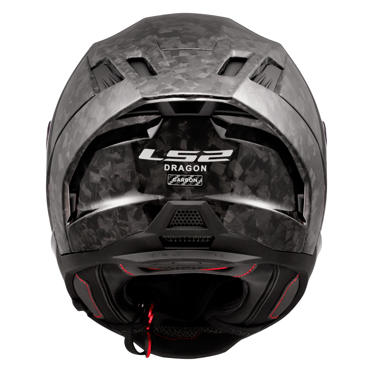 Casco LS2 807 Dragon Carbono Forged Negro / Brillo