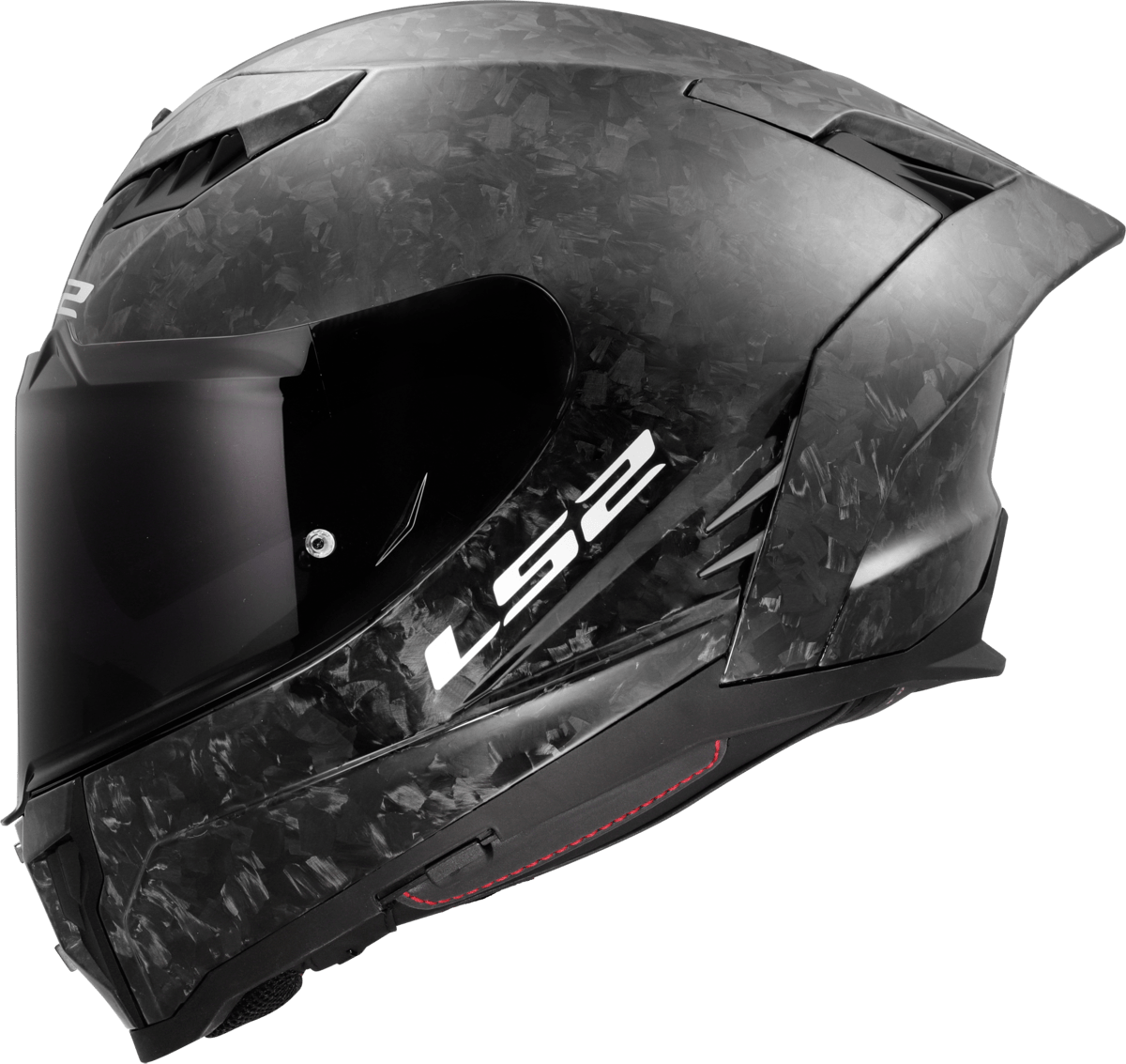 Casco LS2 807 Dragon Carbono Forged Negro / Brillo