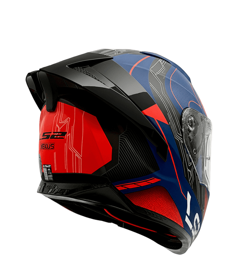 Casco LS2 806 Fusion Nexus Negro / Azul / Mate