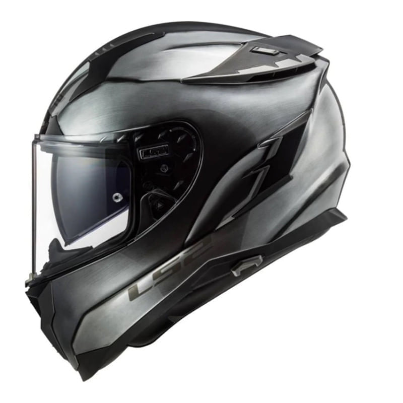 Casco LS2 327 Challenger Cannon Jeans Titanium / Mate