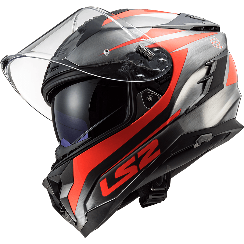 Casco LS2 327 Challenger Cannon Jeans Naranja / Mate